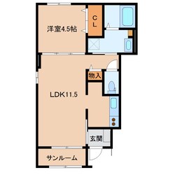 ニューメゾン竹末の物件間取画像